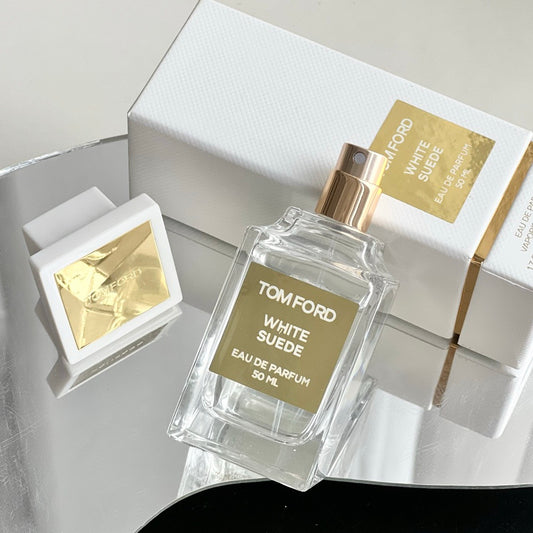 TOM FORD White Suede