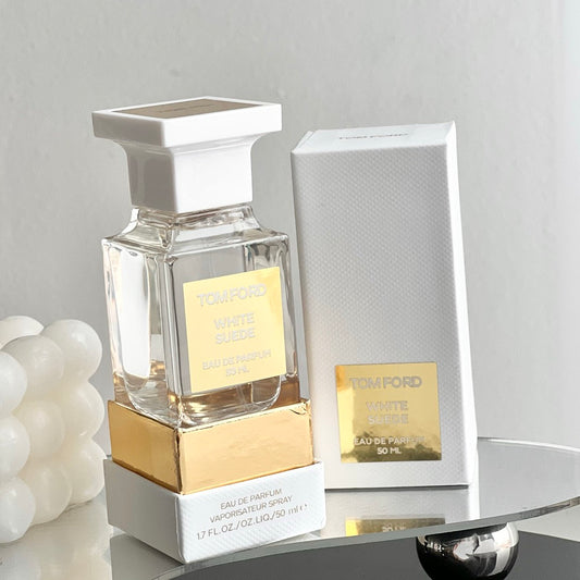 TOM FORD White Suede